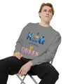 King & Queen Crown Sweatshirt — Royal Couple Matching Crewneck