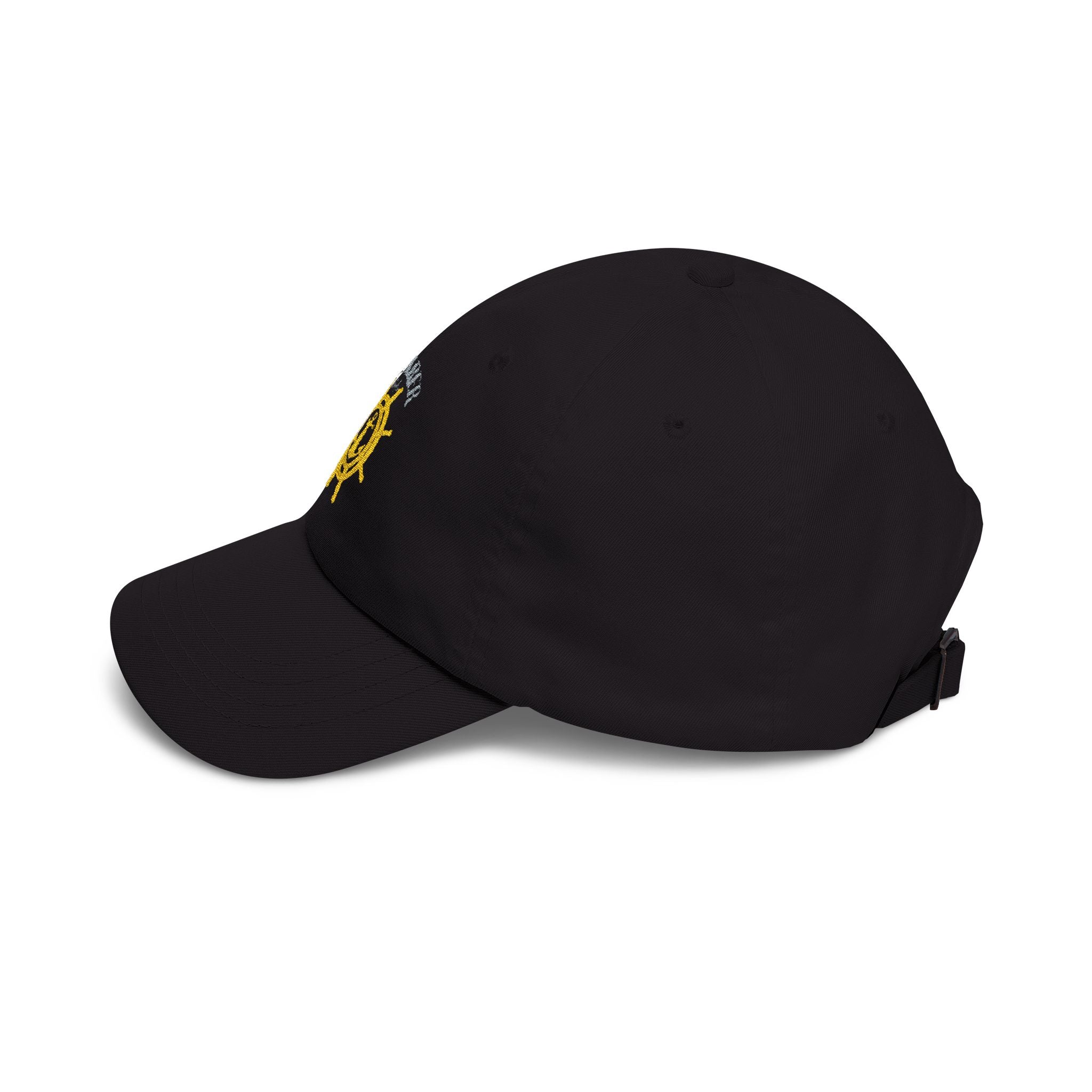 Seafarer Embroidered Dad Cap — Nautical Anchor & Ship Wheel Hat